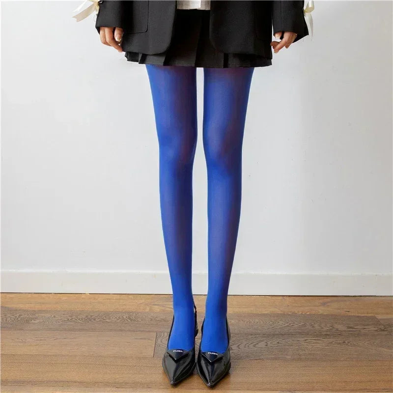Red Tights – Burgundy Lace Style for Women