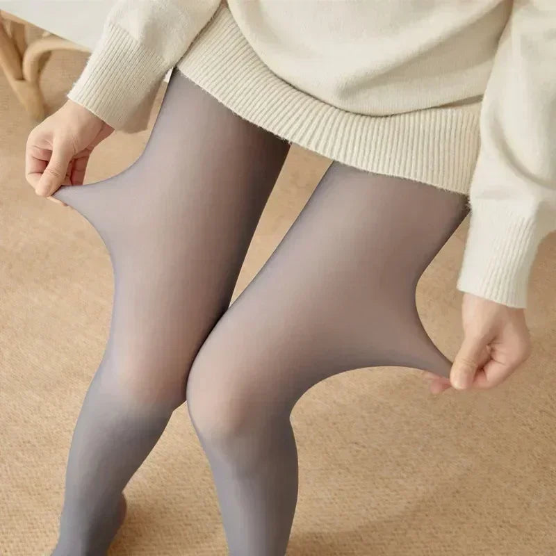 Fleece Lined Tights – Warm Winter Skin Tone Style