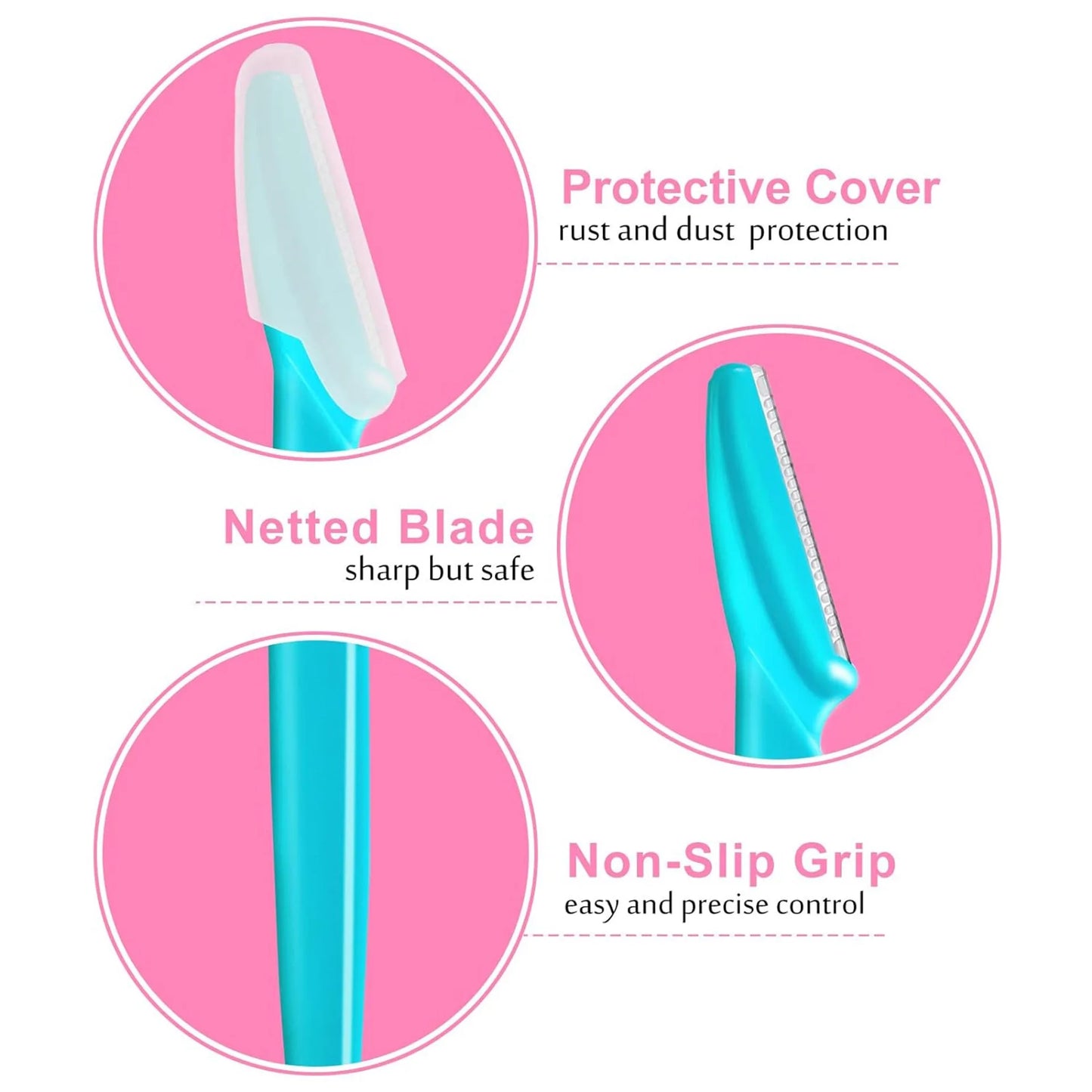 Eyebrow Razor Stainless Steel Trimmer Facial Hair Shaper