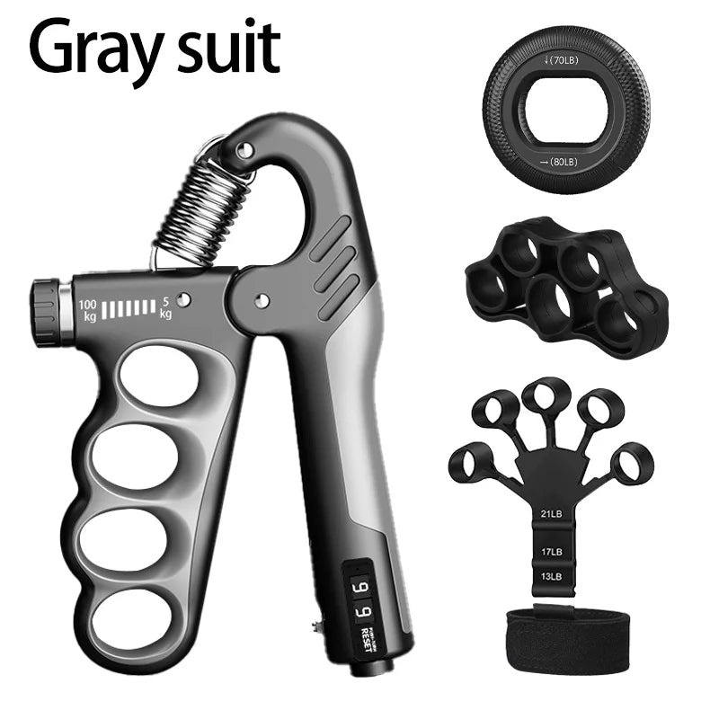 Adjustable Hand Grip Strengthener 5-100kg for Finger & Wrist Training