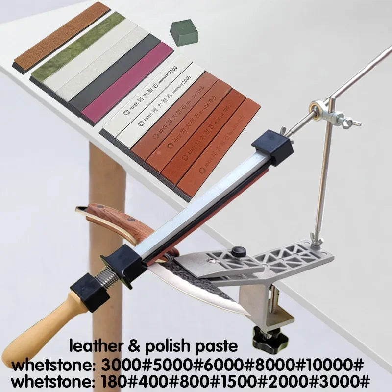 Knife Sharpener Fixed Angle Diamond Sharpening Stone for Kitchen Knives