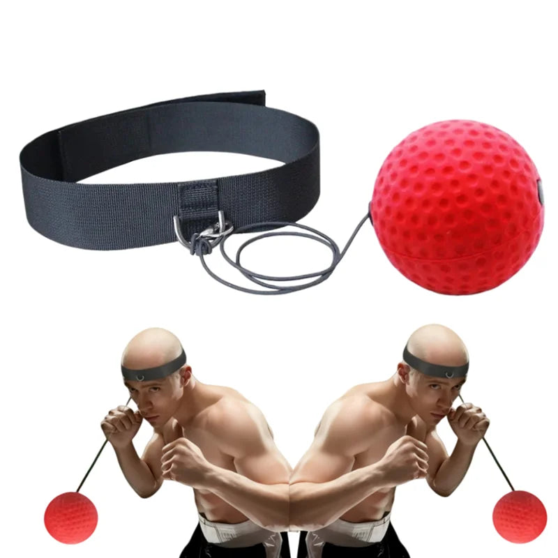 Boxing Reflex Ball with Headband for Reaction & Speed Training
