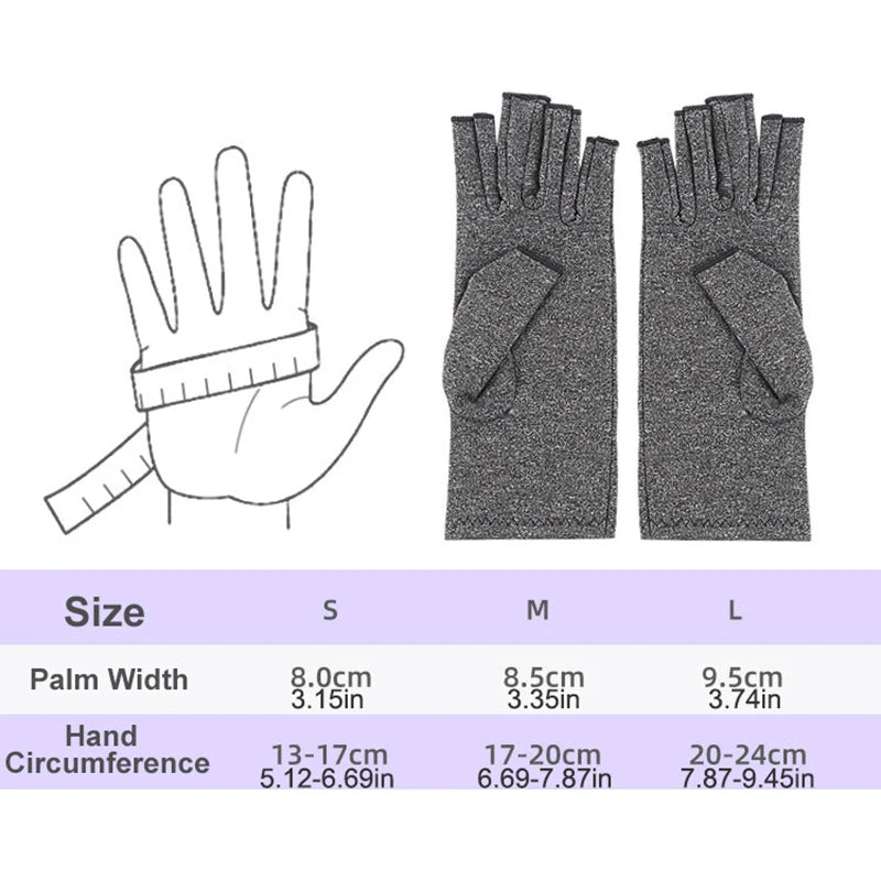 Fingerless Compression Gloves – Hand & Wrist Support for Sports