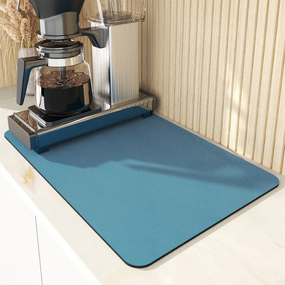 Kitchen Drying Mat Absorbent Dish & Coffee Counter Mat