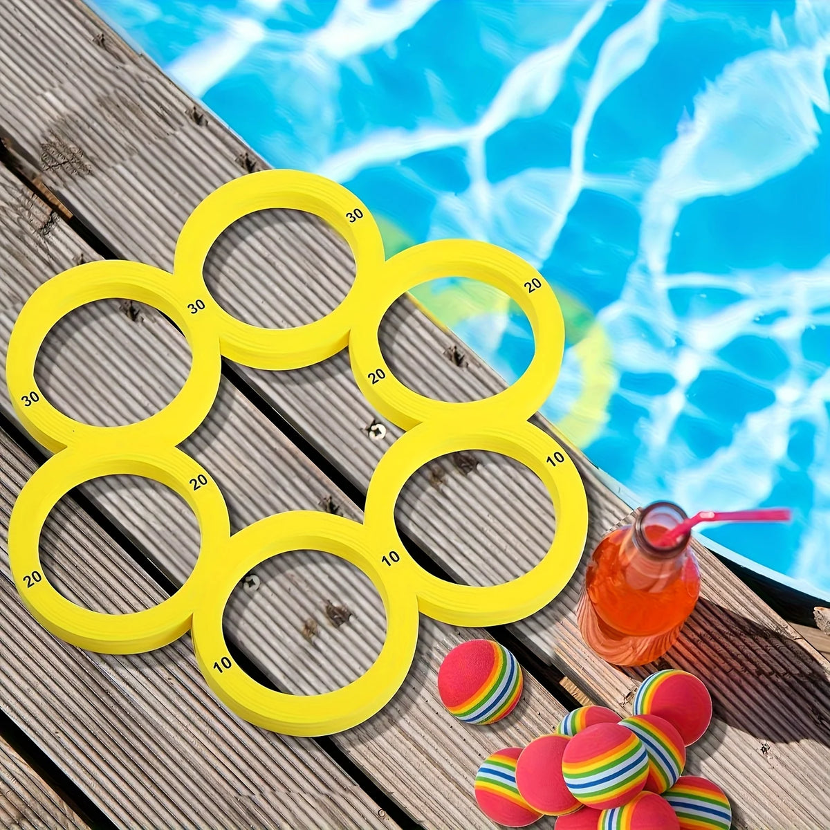 Pool Toss Game – Floating Water Sports Toy Set