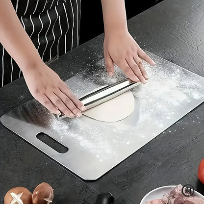 Stainless Steel Cutting Boards – 3-Piece Set with Juice Groove