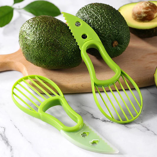 3-in-1 Avocado Slicer, Corer & Peeler Fruit Cutter Kitchen Tool
