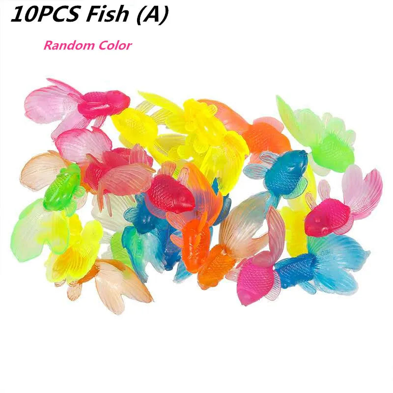 Goldfish Bath Toys 10-Piece Set – Kids Water Play Fish