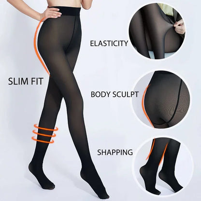 Fleece Lined Tights – Warm Winter Skin Tone Style