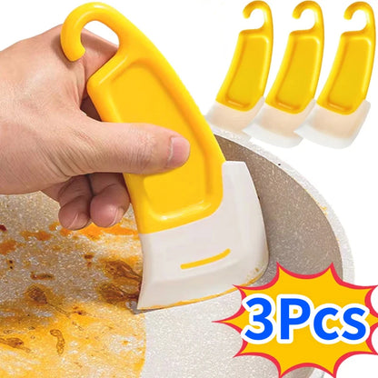 Silicone Kitchen Scraper for Pans, Pots & Dishes