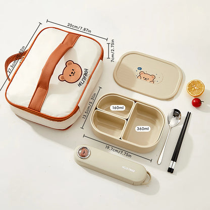 3 Compartment Bento Box