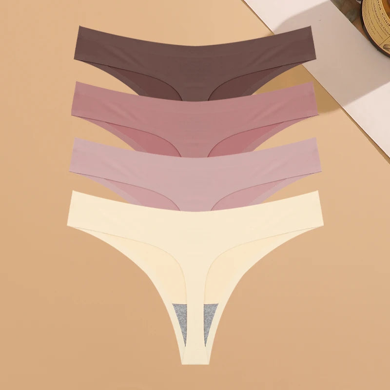 Seamless Women’s Underwear – 4-Piece Invisible Panties Set