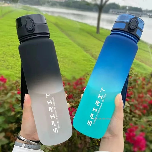 1 Liter Water Bottle Large Capacity Sports Gym Bottle