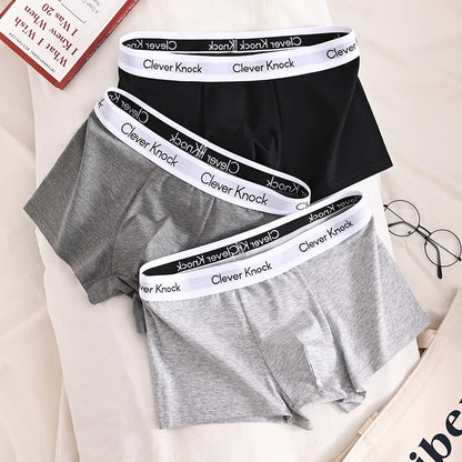 Men’s Cotton Boxer Shorts 3 Pack – Breathable Plus Size Underwear