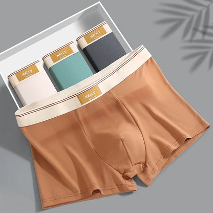 Men’s Boxer Briefs – Mid-Waist Stretch Knit Underwear