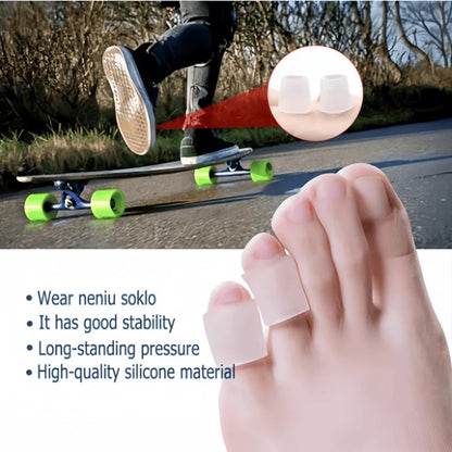 Silicone Toe Protectors – Soft Gel Cushion Foot Pads