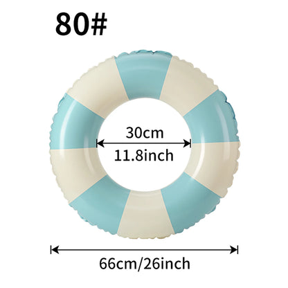 Inflatable Swimming Ring Macaron Pool Float for Summer Pool Parties