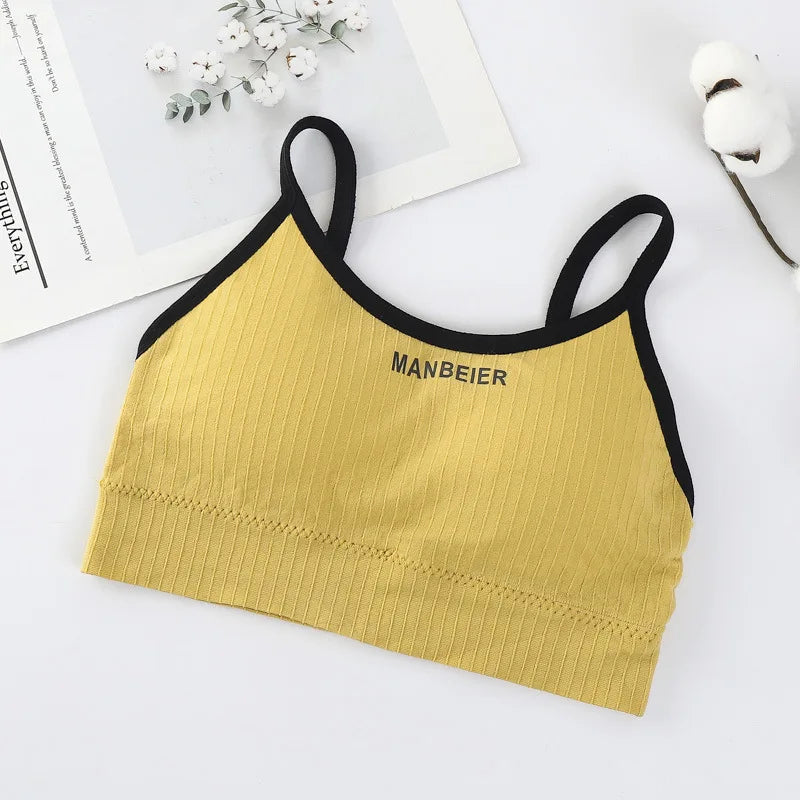 Women’s Sports Bra – Cotton Crop Top for Gym & Everyday Comfort