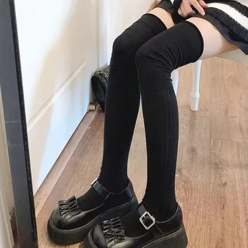 Women’s Thigh High Socks – Warm Knitted Boot Style