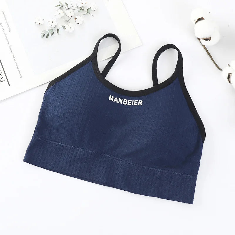 Women’s Sports Bra – Cotton Crop Top for Gym & Everyday Comfort