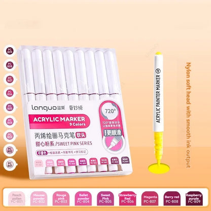 Acrylic Paint Markers Set