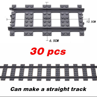 Train Building Set with Flexible Tracks – Railway Model Blocks