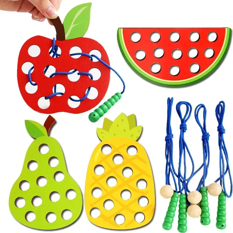 Wooden Lacing Toy