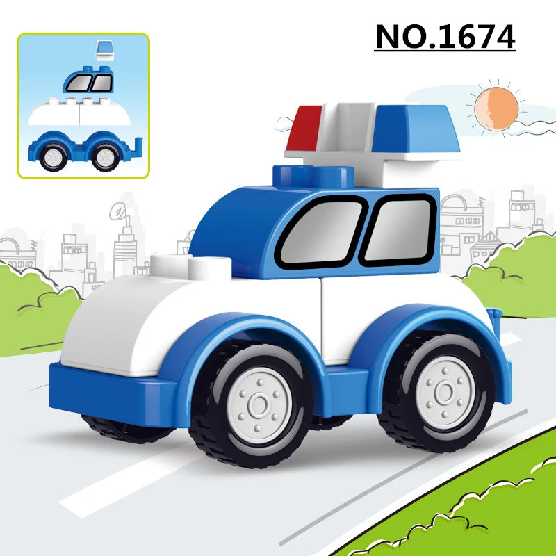 Train Building Blocks Set – Railway Track Model Construction Toy