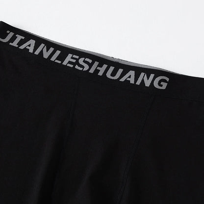 Men’s Cycling Underwear – Black & White Running Boxer Shorts