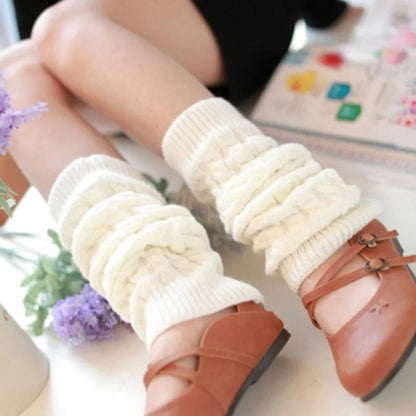 Women's Leg Warmers Knit Winter Leg Warmer Socks 40cm