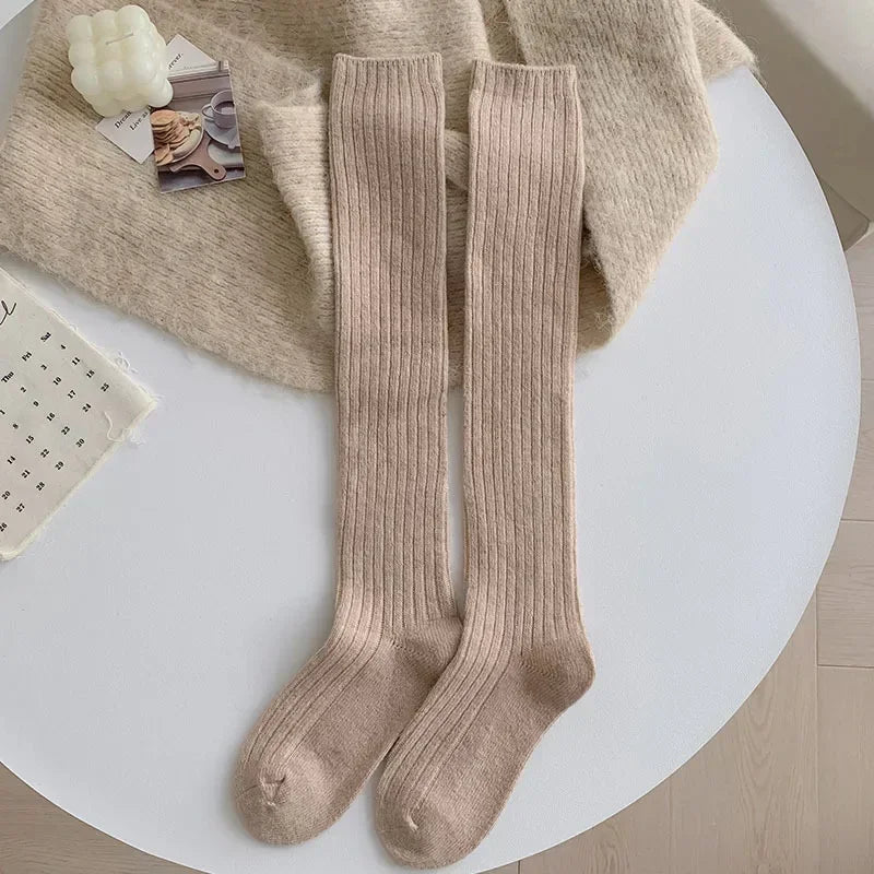 Thermal Knee High Socks for Women – Thick Winter Socks