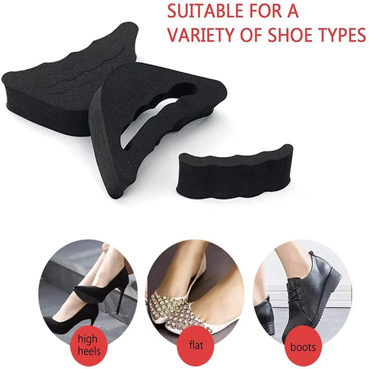 Toe Filler Inserts – Soft Reusable Shoe Toe Cushions