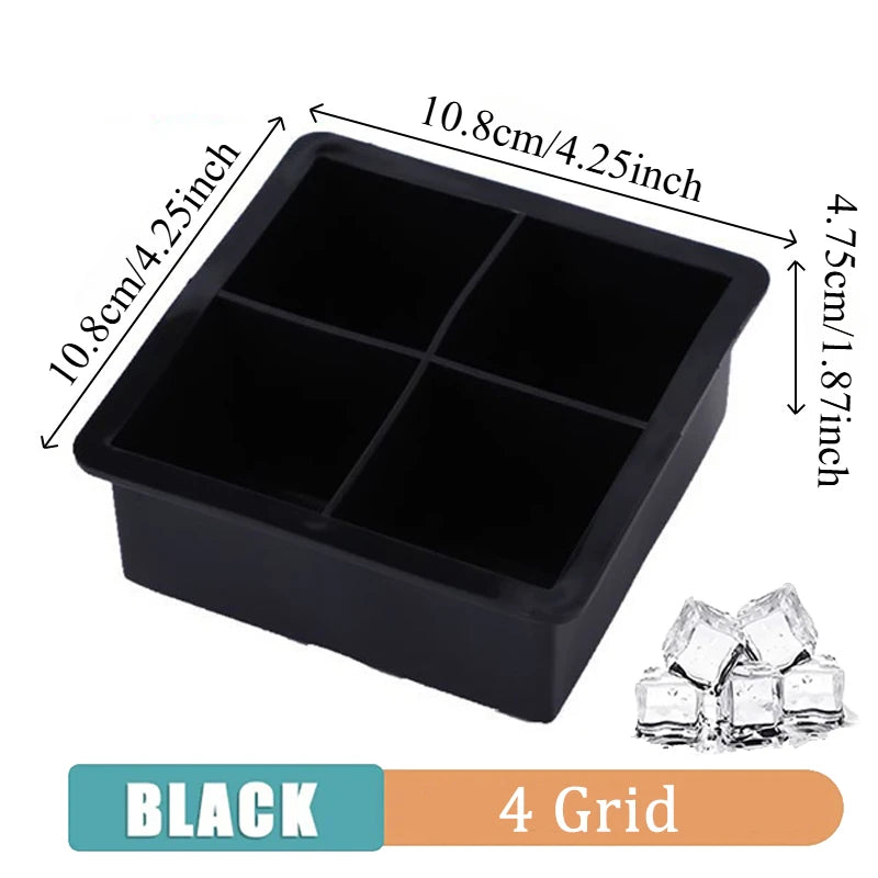 Silicone Ice Cube Molds – Spherical Reusable Whiskey Ice Trays