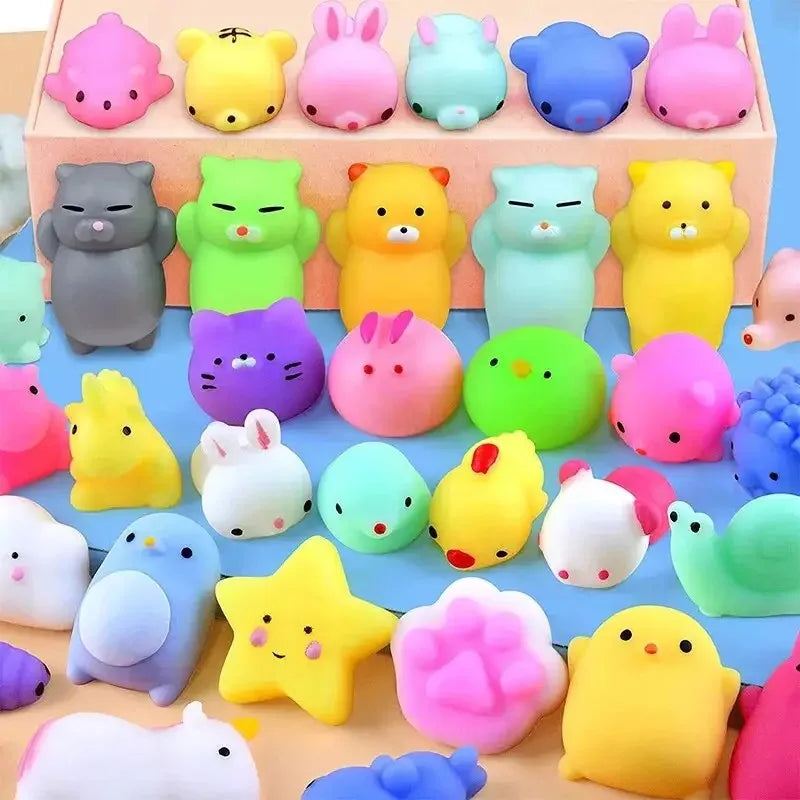 Animal Fidget Toys 20 Pcs Soft Rubber Squeeze Toys for Kids