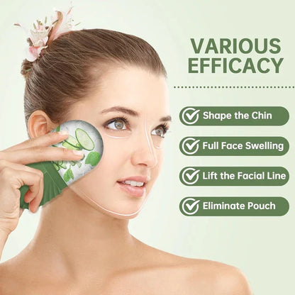 Ice Face Roller Silicone Facial Ice Mold for Cooling Massage