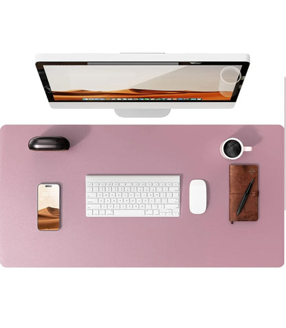 Large Desk Mat – PU Leather Mouse Pad & Desk Protector