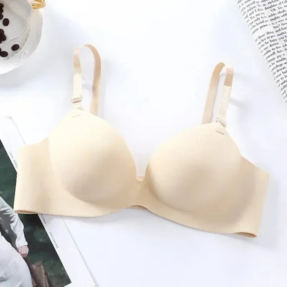Women’s Wireless Bralette – Seamless Push Up 3/4 Cup Bra