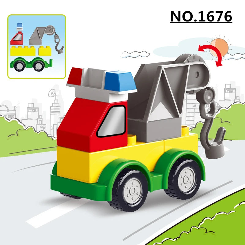 Train Building Blocks Set – Railway Track Model Construction Toy