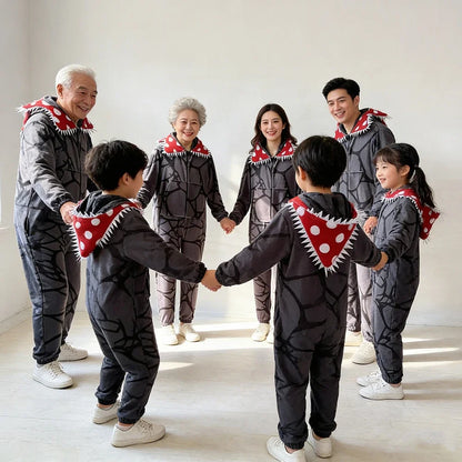 Fall Winter Thicken Cannibal Flower Cosplay Costume Fashionable Comfortable Pajamas for Adults  Movie Merchandise