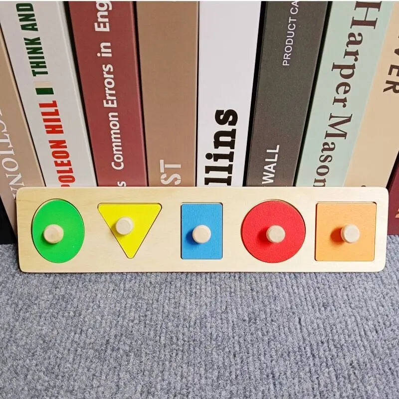 Wooden Shape Matching Toy for Kids