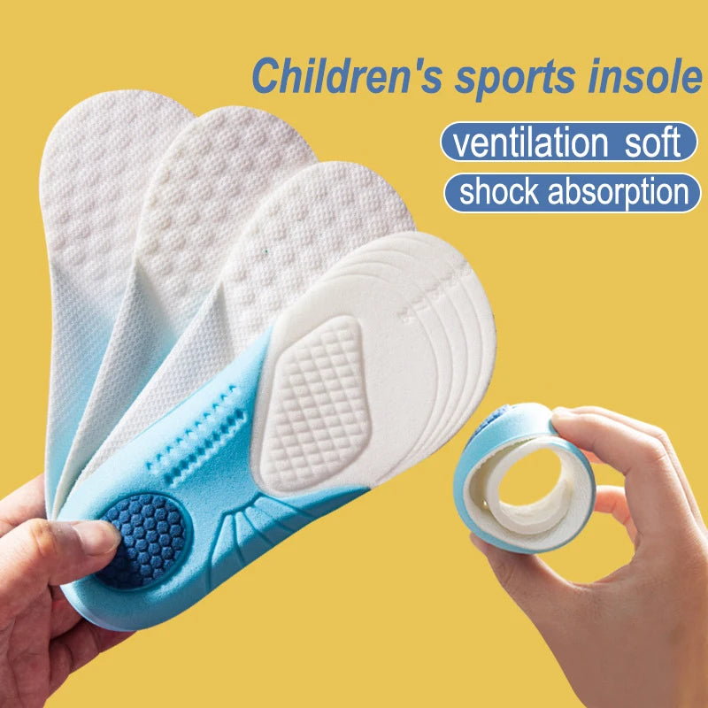 Kids Memory Foam Insoles – Breathable Sports Shoe Inserts