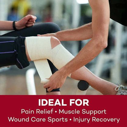 Elastic Bandage Wrap with Clips Compression Wrist Ankle Knee Support