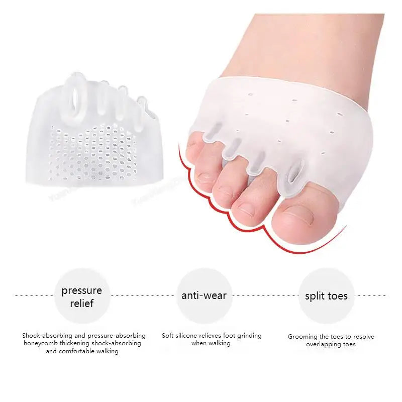 Silicone Forefoot Pads – Cushioned Toe Separator Inserts