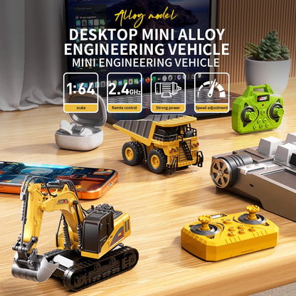 Remote Control Construction Vehicle – 1:64 Crane & Forklift