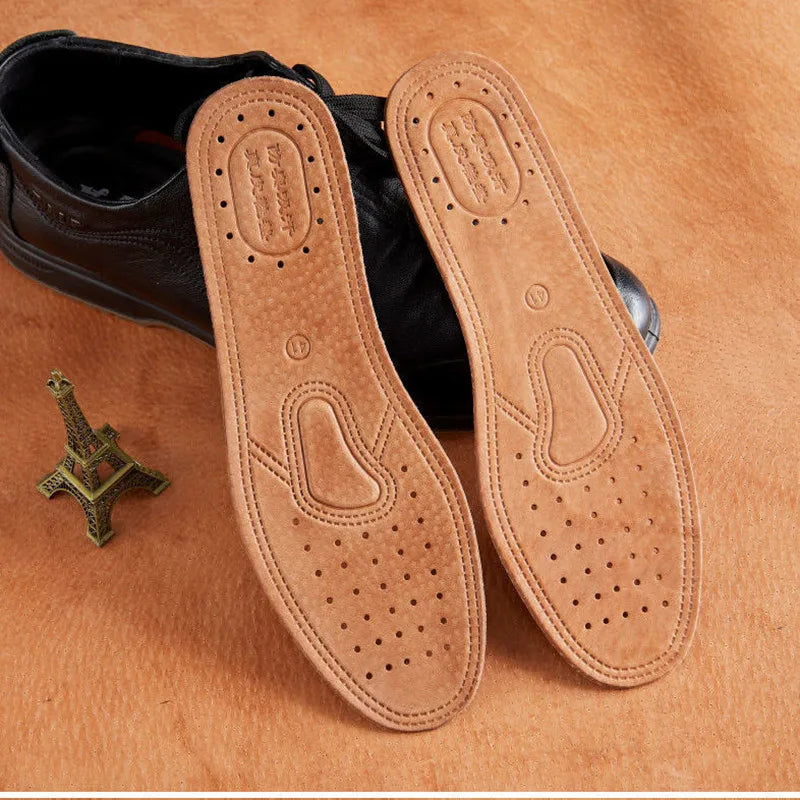 Cowhide Insoles – Leather Shoe Inserts for Boots & Sports Shoes