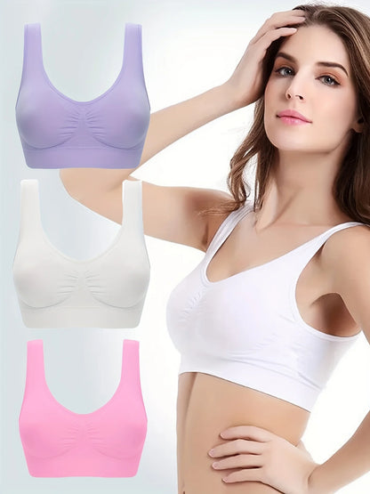 Seamless Wireless Bra for Women – Strapless Full Cup Bra
