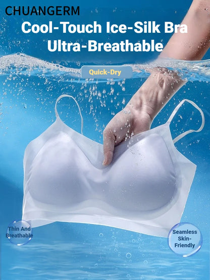 Women's Seamless Bra – Ultra-Thin Breathable Halter Design