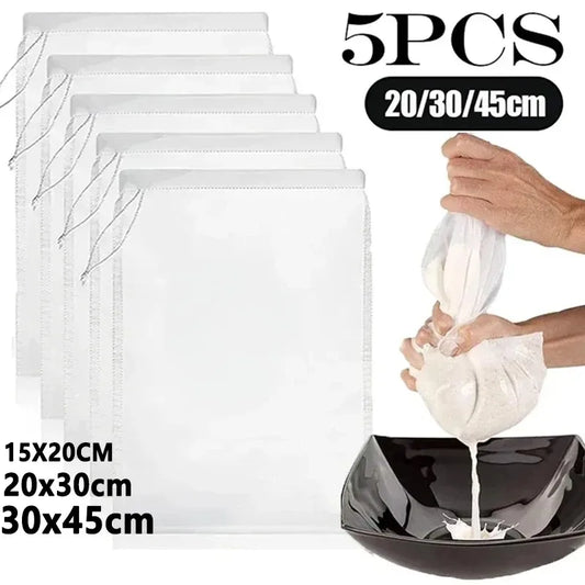 Reusable Nut Milk Bags