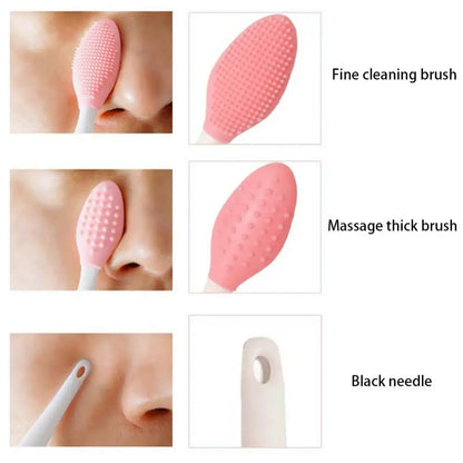 Silicone Face Cleansing Brush – Exfoliating Facial Scrubber