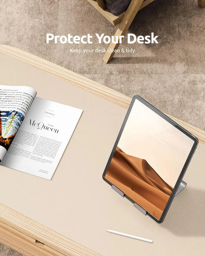 Large Desk Mat – PU Leather Mouse Pad & Desk Protector